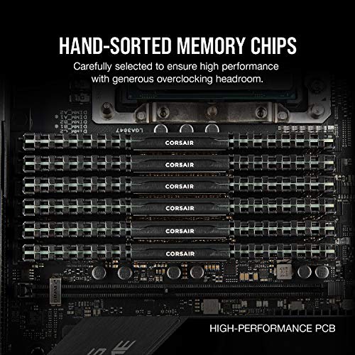 Corsair CMK16GX4M2B3200C16 Vengeance LPX 16 GB (2 x 8 GB) DDR4 3200 MHz C16 XMP 2.0 High Performance Desktop Memory Kit, Black - FoxMart™️ - Corsair